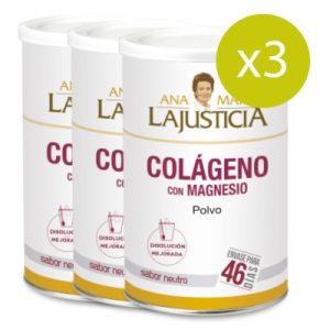 ¡OFERTA X3! Colágeno con Magnesio en Polvo, 350 gr. Ana María LaJusticia