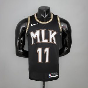 Camiseta Atlanta Hawks Young #11 City Edition Black